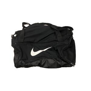 Nike Brasilia 9.5 Black Medium 60L Duffel Gym Bag